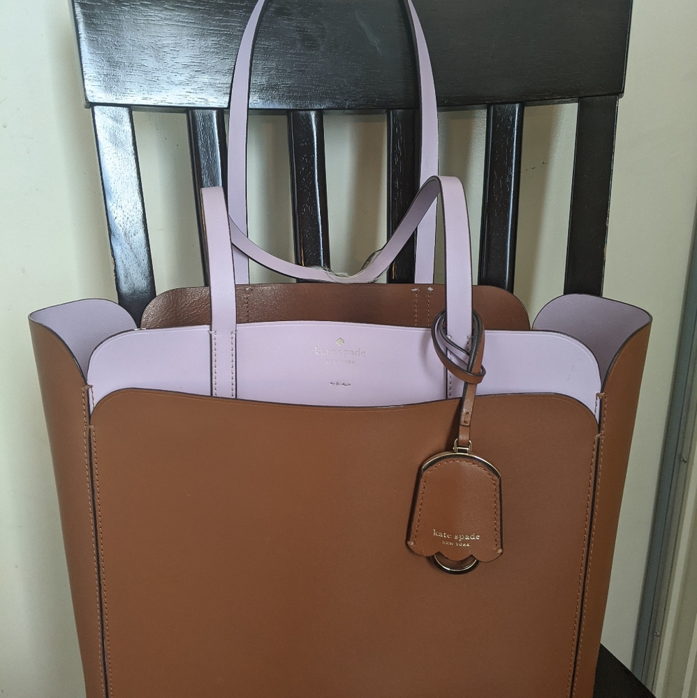 Kate Spade large tote purple